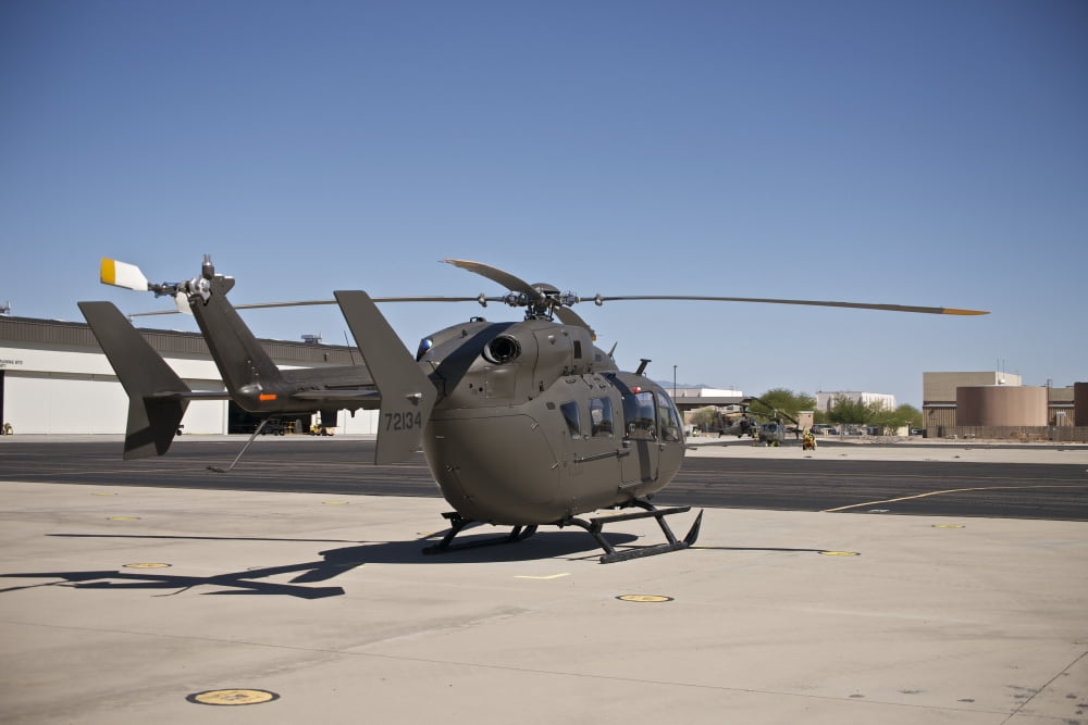 UH-72 Lakota Helicopter at Pinal Airpark Arizona Canvas Art - Terry MooreStocktrek Images (35 x 23)