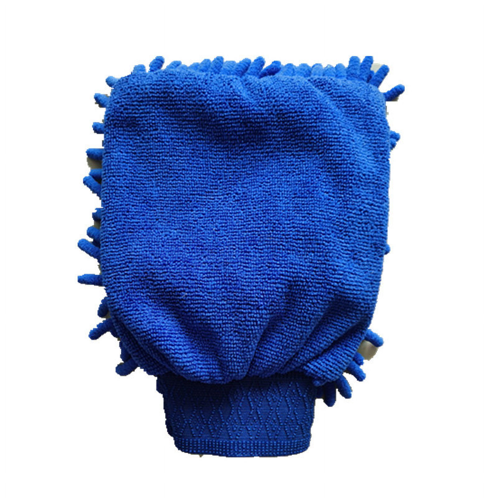 UHBN Chenille car wash gloves 100g thick not easy to hurt paint coral