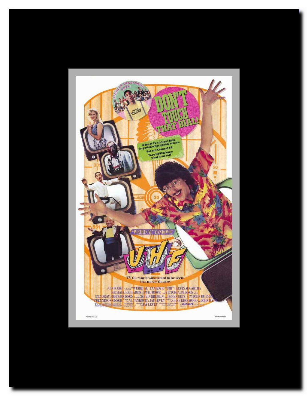 UHF Framed Movie Poster