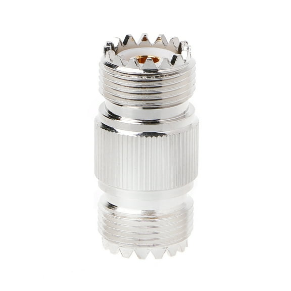 UHF PL-259 SO-239 Female To UHF Female RF Straight Connector Adapter