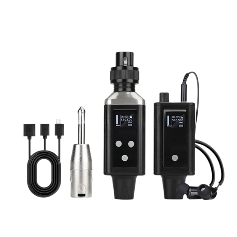 UHF Stereo Wireless Monitor System Portable Wireless Real-Time ...