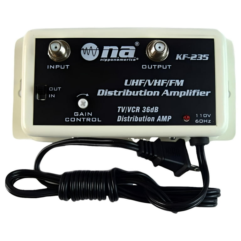 Nippon America 36 dB Digital TV Antenna Amplifier, Indoor Signal