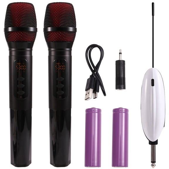 UHF Wireless Rechargeable Microphone Expander 6.5mm Microphone Mixer Multi-Channel Input Expander