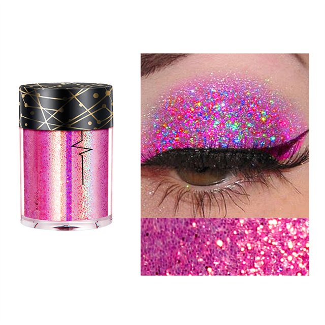 UHGEAX Monochrome Eye Shadow Glitter Sequins Mermaid Diamond Sparkles
