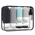 thumbnail image 1 of UHIAGREE 16 Pcs Silicone Travel Bottles Set,Leak Proof Travel Bottles for Toiletries for Shampoo, 1 of 8