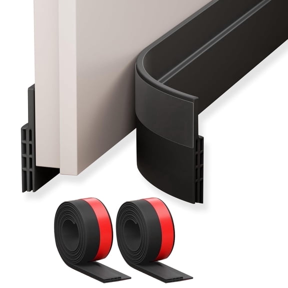 UHIAGREE 2 Rolls Weather Stripping Door Seal,39" Door Draft Stopper,Draft Stopper for Bottom of Door