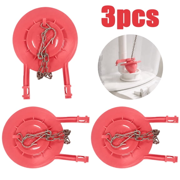UHIAGREE 3pcs 2 Inch Toilet Flapper,Universal Rubber Flush Valve Seal,Leak Repair Kit for Most Toilets