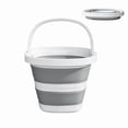 thumbnail image 1 of UHIAGREE Collapsible Bucket,5L 1.3 Gallon Small Cleaning Mop Buckets, SiliconeCleaning Tub(Gray), 1 of 7