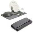 thumbnail image 1 of UHIAGREE Dish Drying Mat for Kitchen Counter, 17"x23.3" Microfiber Dish Drying Pad(Grey), 1 of 6