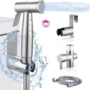 UHIAGREE Handheld Bidet Sprayer for Toilet with Bidet Hose, Adjustable Water Pressure Jet Spray