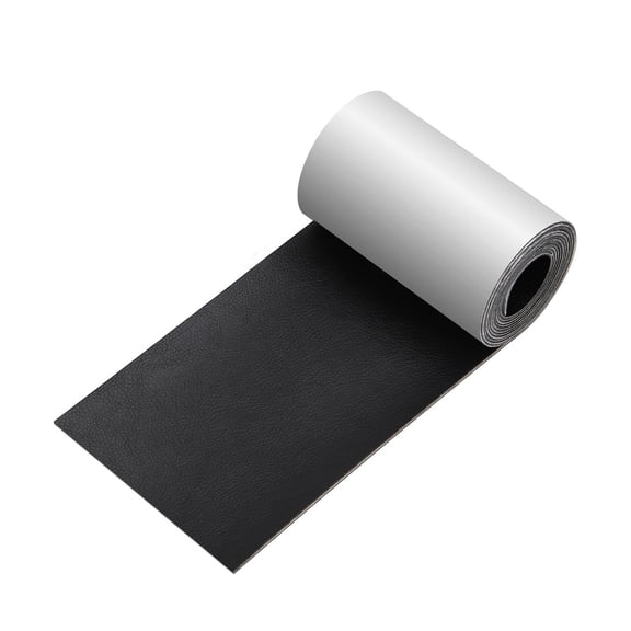 UHIAGREE Leather Repair Patch,3 60in Self Adhesive Leather Repair for Furniture,Car Seat(Black)