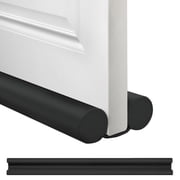UHIAGREE Under Door Draft Stopper,36.6 Weather Stripping Draft Stopper for Bottom of DoorBlack