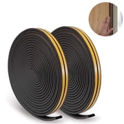UHIAGREE Weather Stripping Seal Strip for Doors Windows,39.3ft Self-Adhesive Soundproofing Strip