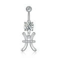 thumbnail image 1 of UHIBROS Belly Button Rings for Women 316L Surgical Steel Belly Rings, 1 of 6