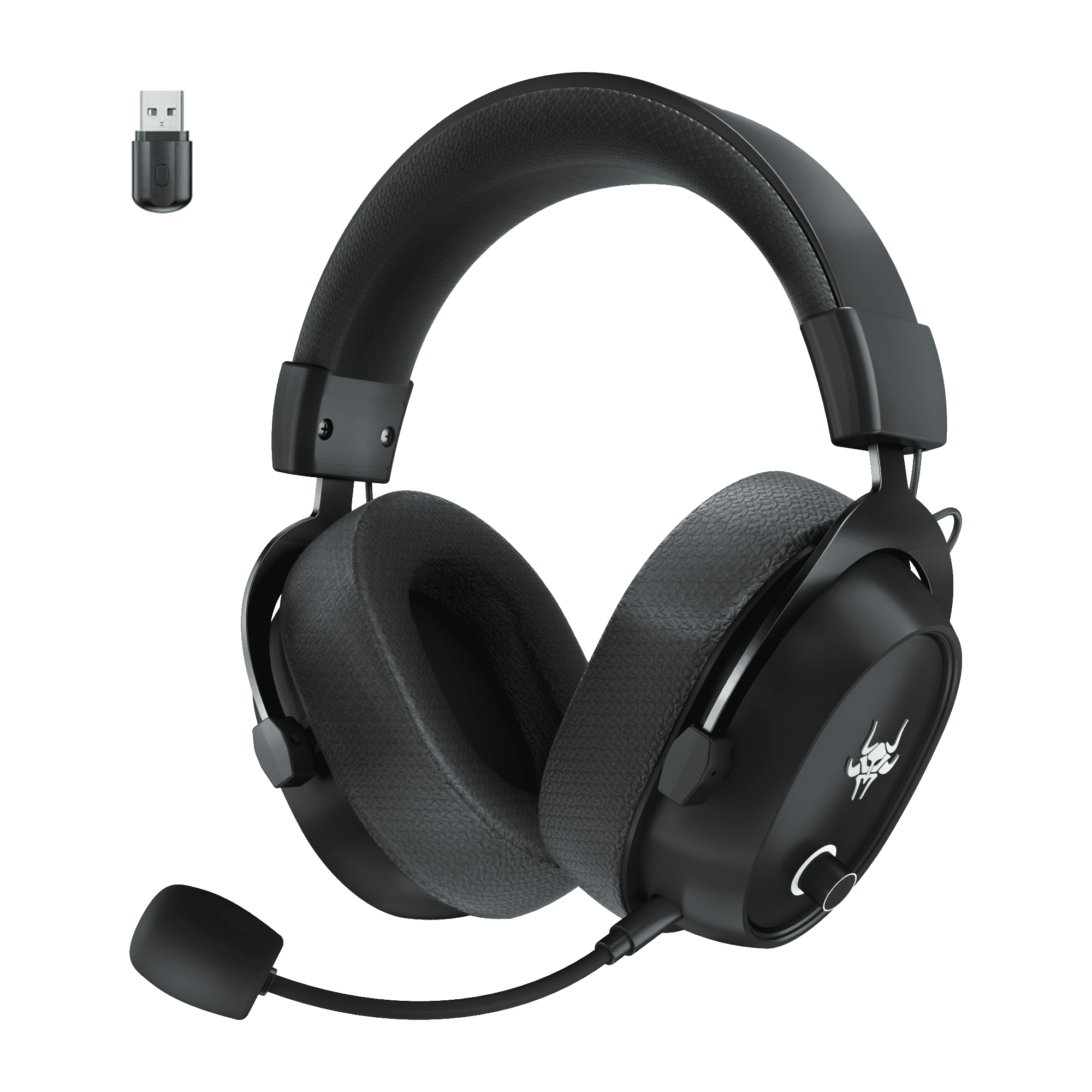 UHM Wireless Gaming Headset for PC/PS4/PS5/ Nintendo Switch,Over Ear 2