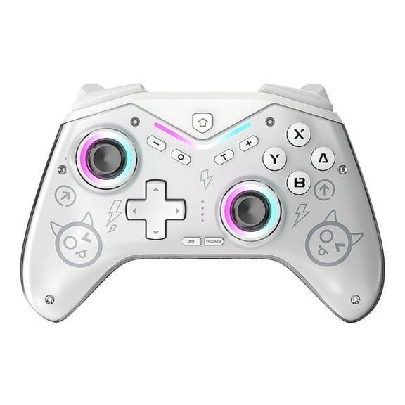 UHM Wireless Switch Controller for N-Switch/Steam/IOS/Android,Switch Pro Controller with Hall Joysticks and Hall Triggers,Magnetic Surface Shell&Lightweight Mechanical Button Control
