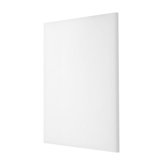UHMW Sheet Ultra High Molecular Weight Polyethylene Sheet, 1/4" Thick Hard HDPE Plastic Board 12" x 12" White