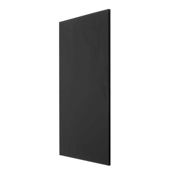UHMW Sheet Ultra High Molecular Weight Polyethylene Sheet, 1/4" Thick Hard HDPE Plastic Board 24" x 12" Black
