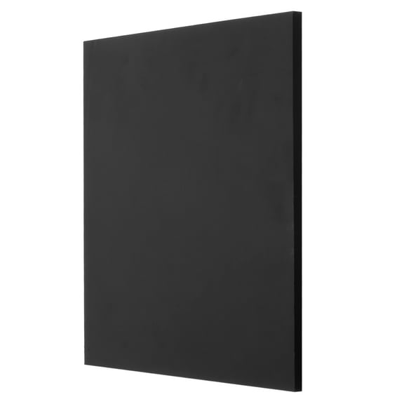 UHMW Ultra High Molecular Weight Polyethylene Sheet, 1/4" Thick 8" x 8'' Black