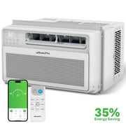 UHOMEPRO 8000 BTU Window Air Conditioner, 15-CEER Energy Efficient Window Air Conditioners, 35% Energy Saving, 42dB Super Quiet, Smart Inverter AC Window Unit, Fast Cooling, Easy Install