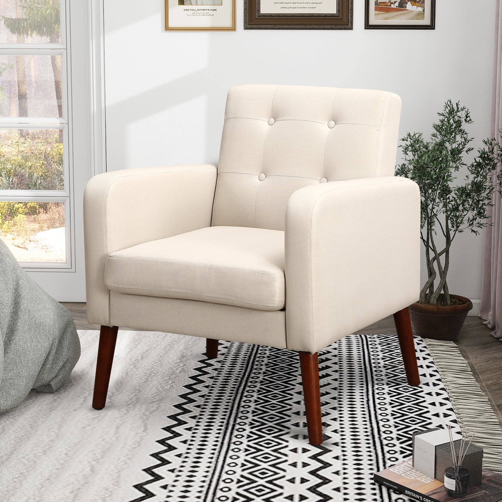 Chair Upholstered Bedroom Armchair