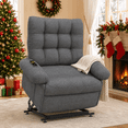 thumbnail image 1 of UHOMEPRO Lift Chair for Elderly Adult, Electric Lift Recliner Chair with 3 Independent Motors, Easy Stand Assist Power Recliner for Living Room, Home Office and Home Theater, 1 of 10