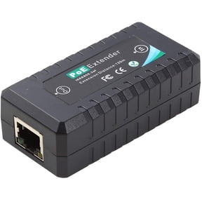 UHPPOTE 1-Port 10/100M PoE Extender IEEE802.3af for Ethernet Security Systems IP Camera