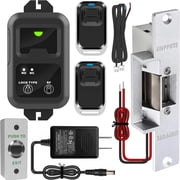 UHPPOTE Wireless RF Remote Access Control System Kit with Electric Strike Door Lock 12V Fail-Secure for Retail Store Warehouse Hidden Room
