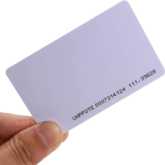 UHPPOTE Contactless 125kHz RFID Proximity Smart Card 0.8mm Thick for Access Control System & Time Attandance (Read only, Pack of 50)