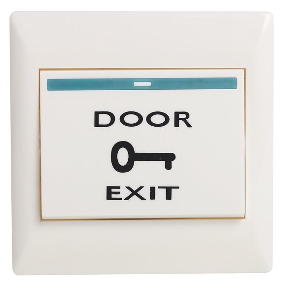 UHPPOTE Push Exit Release Button Square Rocker Switch DC12V Flush-Mounted for Door Access Control