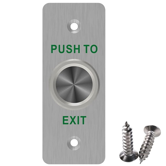 UHPPOTE Momentary Push to Exit Button Outdoor Waterproof Rated IP68 for Door Access Control