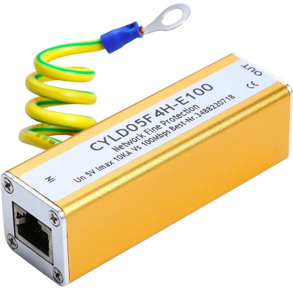 UHPPOTE Network RJ45 Adapter Ethernet LAN Surge Protector Lightning Protection Arrester