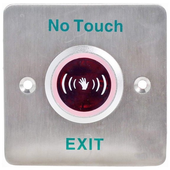 UHPPOTE No Touch Infrared Sensor Exit Button Door Release Buttons Switch NO/NC/COM