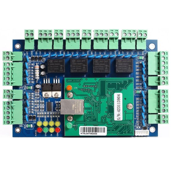 UHPPOTE Professional TCP IP Network Access Control Board Wiegand 26-40 Bit with Software for 4 Door 4 Reader