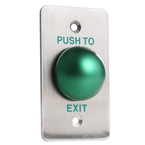 UHPPOTE Push to Exit Button Stainless Steel Panel for Door Access Control (Rectangle)