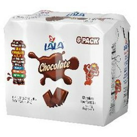 Lala UHT Chocolate Lowfat Milk, 6 x 8 oz Packs