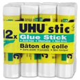 thumbnail image 1 of UHU Stic Permanent Clear Application Glue Stick Acid-Free White/Clear, 0.29 oz, 12 Count, 1 of 1