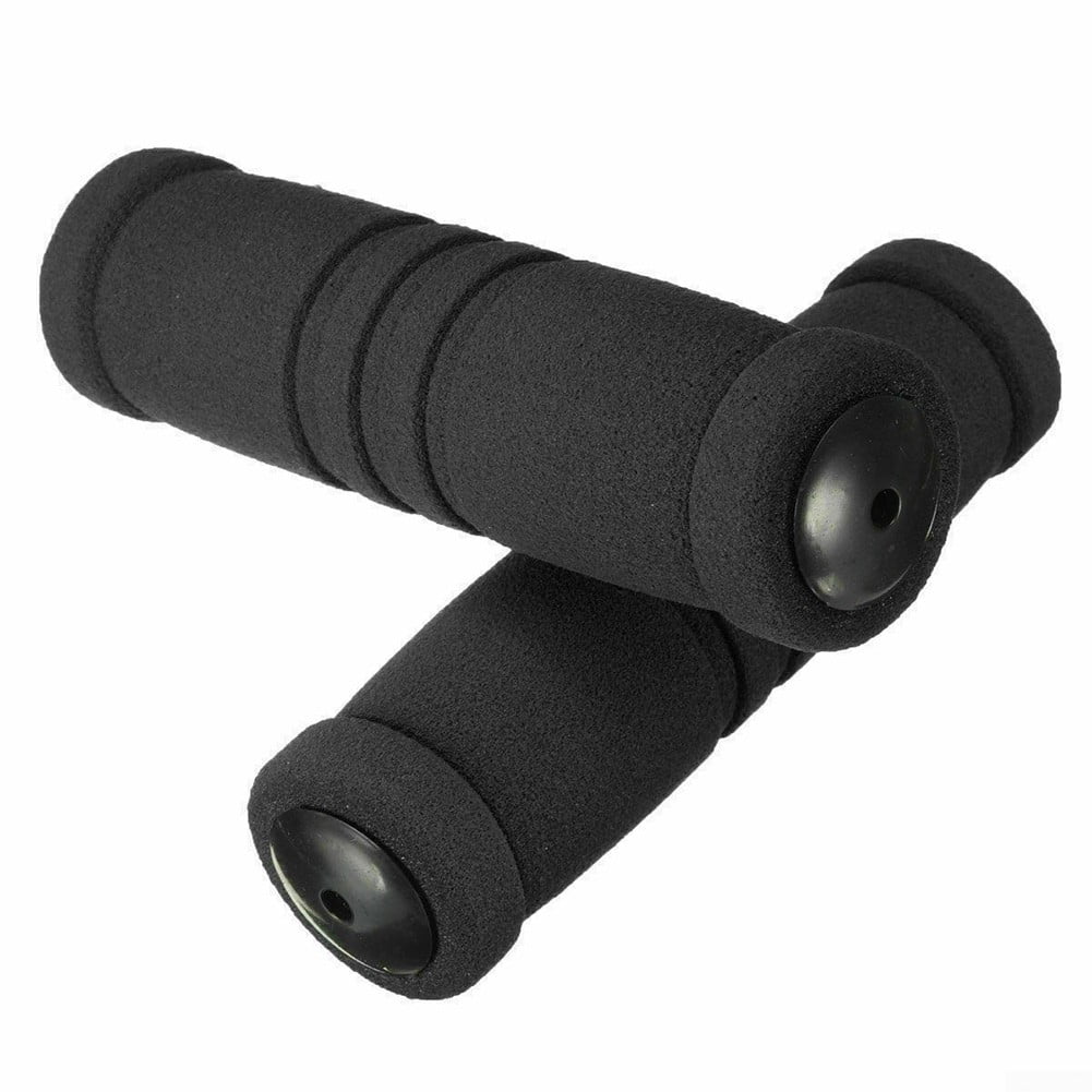 UHUSE 1pair Mountain Bike Bicycle Cycling Handlebar Grips Foam Sponge Soft Antislip