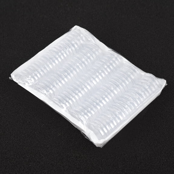 100pcs Transparent Coin Capsules Coin Case Holders 25mm Containers Storage Boxes