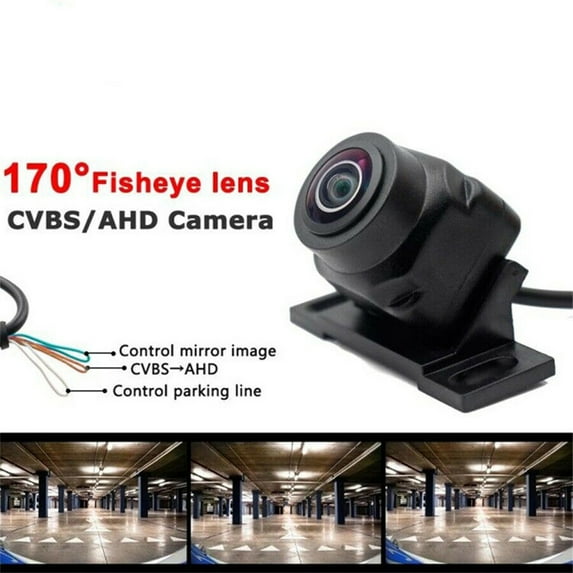 UHUSE 170° 720P Fisheye Lens Car Reverse Backup Parking Rear View Camera Night Vision