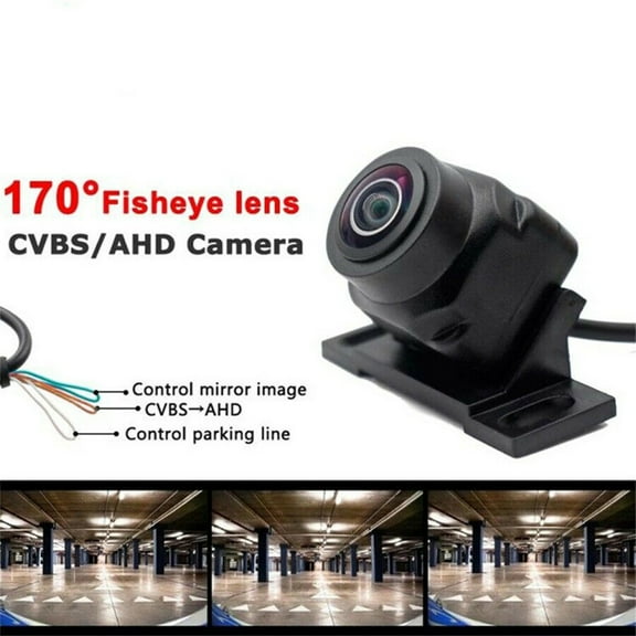 UHUSE 170 720P Fisheye Lens Car Reverse Backup Parking Rear View Camera Night Vision