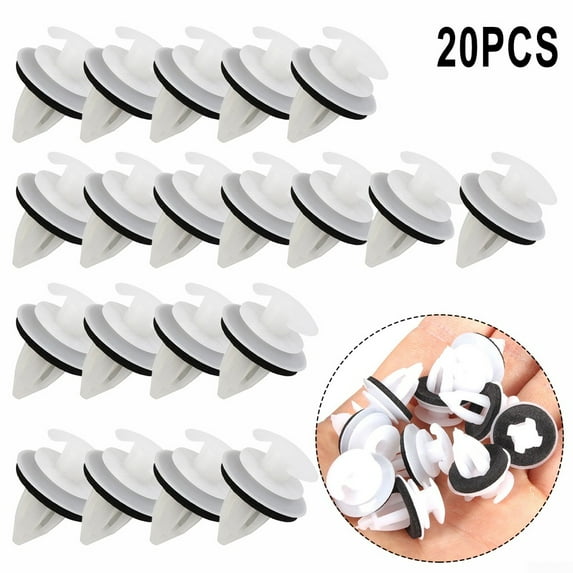 UHUSE 20Pcs Door Panel Clips With Seal Ring For BMW E34 E36 E38 E39 E46 X5 M3 M5 Z3