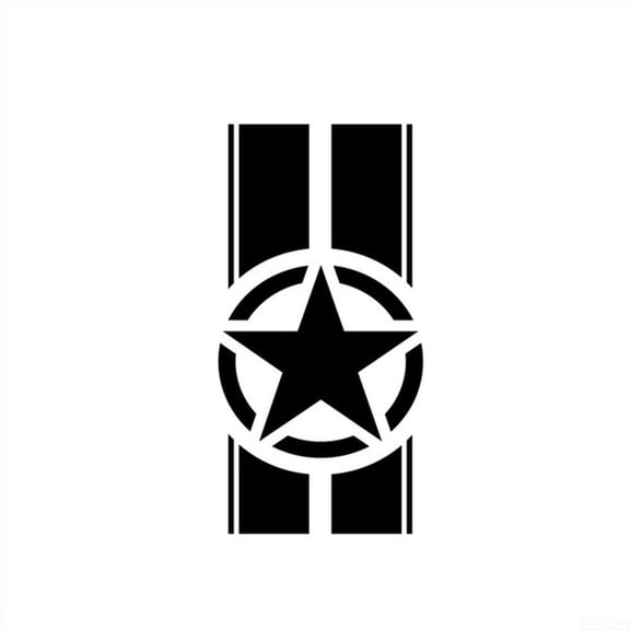 UHUSE Car Hood Racing Sticker With Stripe Decal For Jeep Wrangler TJ LJ JK 45*110CM