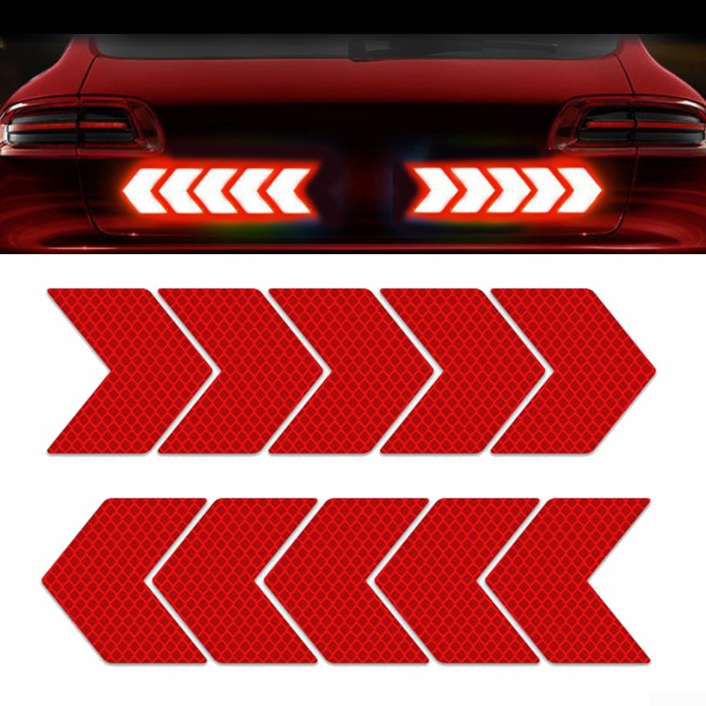 UHUSE Car Reflective Warning Strip Tape Bumper Truck Safety Reflector