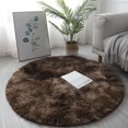 thumbnail image 1 of UHUSE Circle Round Shaggy Rug Living Room Bedroom Carpet Floor Fluffy Mat Anti-Skid, 1 of 4