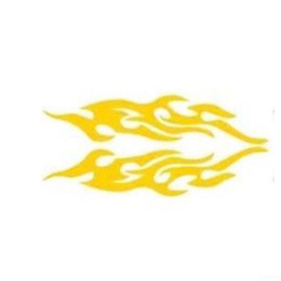 UHUSE DIY Flame Vinyl Decal Sticker Waterproof For Car Motorcycle Gas Tank Fende