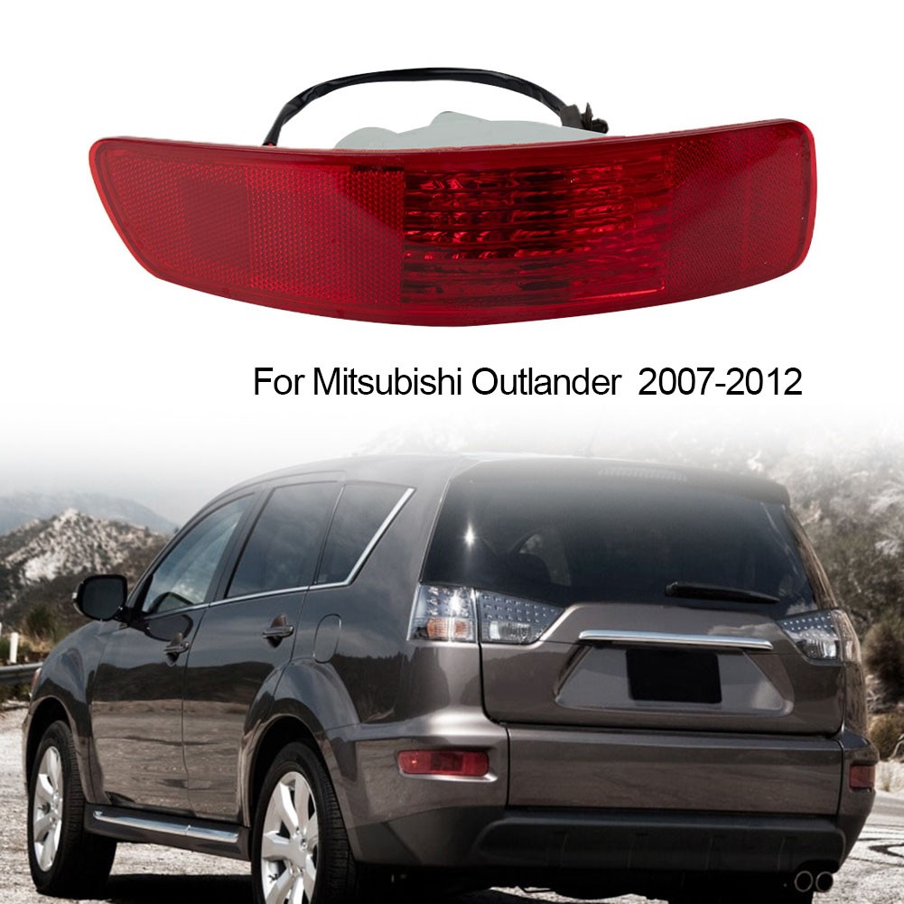 Red Outlander Rear UHUSE For Mitsubishi Outlander 07-12 Left Side Rear Tail Lamps Bumper ...