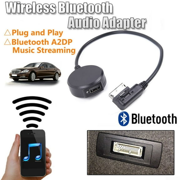UHUSE Interface Wireless Bluetooth Adapter USB Music AUX Cable For Mercedes MMI