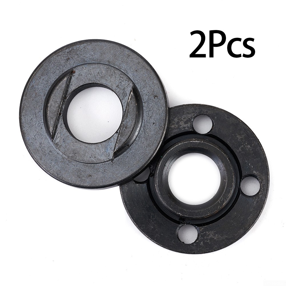 UHUSE M16 Thread Replacement Angle Grinder Inner Outer Flange Nut Set