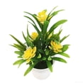 thumbnail image 1 of UHUSE Realistic Artificial Flowers Plant Pot Outdoor Home Office Decoration Gift, 1 of 5